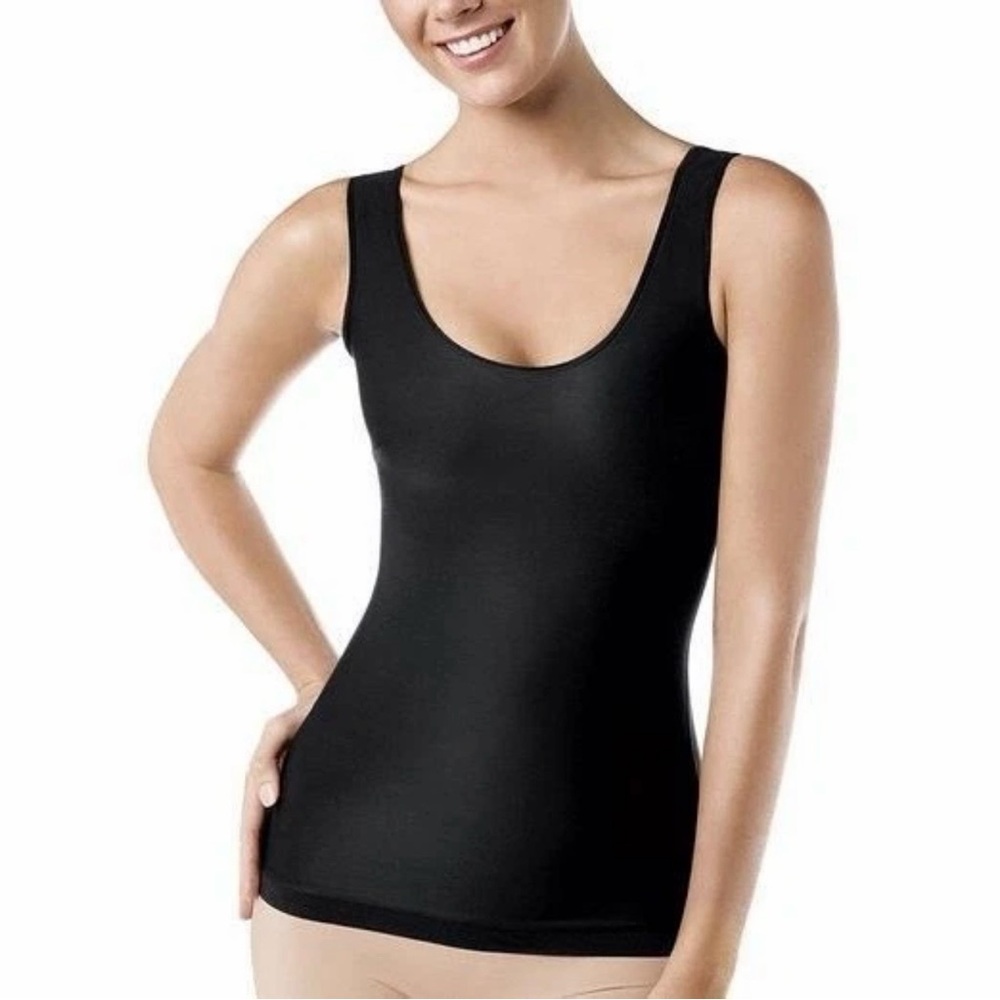 SPANX Simplicity Scoop Neck Camisole Tank Top Shaper ~ Powerful Compression
